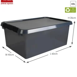 Sunware Opbergmanden En- Kratten<Comfort line - Opbergbox - 45L - 6-dlg