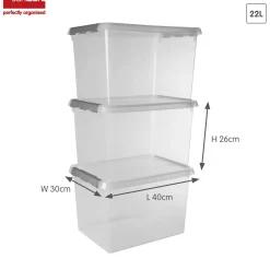 Sunware Opbergmanden En- Kratten<Comfort line - Opbergbox - 22L - 6-dlg