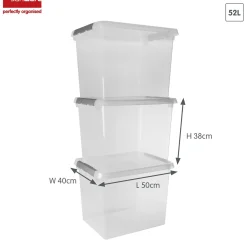 Sunware Opbergmanden En- Kratten<Comfort line - Opbergbox - 52L - 3-dlg
