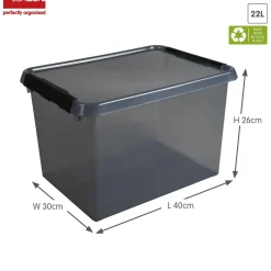 Sunware Opbergmanden En- Kratten<Comfort line - Opbergbox - 22L - 3-dlg