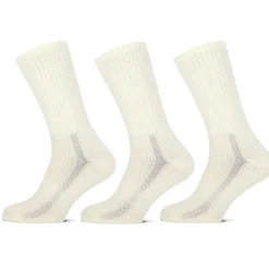 Basset Sokken|Sokken<Comfort - 3 paar - Merinowollen Sokken Wit