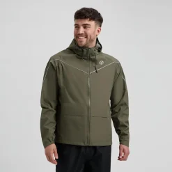 Rogelli Regenkleding|Regenjassen<Commuter - Regenjas Uniseks Legergroen
