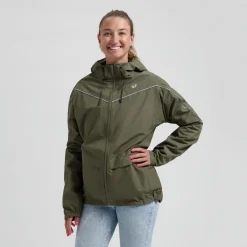 Rogelli Regenkleding|Regenjassen<Commuter - Regenjas Uniseks Legergroen