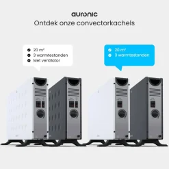 Auronic Kachels<Convectorkachel – 2000W – Wit