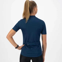 Rogelli Fietsshirts<Core - Fietsshirt Korte Mouw Dames Donker Blauw