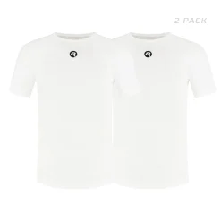 Rogelli Thermoshirts|T-Shirts<Core II - Ondershirt Korte mouw 2-pack Uniseks Wit