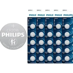 Philips Batterijen>CR2016 batterijen - 25 stuks