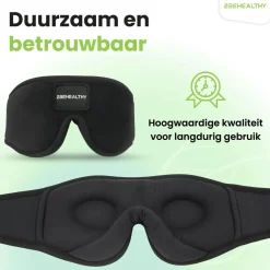2BEHEALTHY Slaapmaskers>3D Slaapmasker vrouwen & mannen