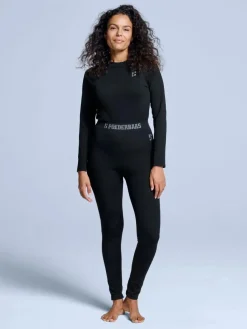Poederbaas Thermo Ondergoed|Thermobroeken<Dames - Thermolegging Zwart