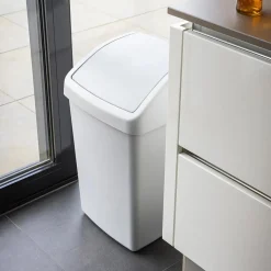 Sunware Prullenbakken En Manden<Delta - Prullenbak met swingdeksel - 50L