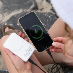 MOJOGEAR Powerbanks|Powerbanks>Draadloze MagSafe Powerbank 10.000mAh - Wit