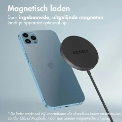 Accezz Stekkers & Kabels<Draadloze Qi2 Oplader - Zwart