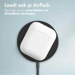 Accezz Stekkers & Kabels<Draadloze Qi2 Oplader - Zwart