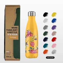 Flaske Wateropslag & -Zuivering<Drinkfles RVS 500 ml Geel