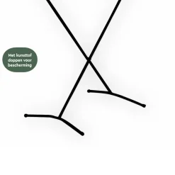Brasq Droogrekken & Droogmolens>Droogrek Staand - 8 meter - 90x53x83 cm