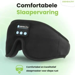 2BEHEALTHY Slaapmaskers<3D Slaapmasker met Bluetooth