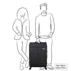 Decent Koffers & Trolleys<D-Upright - Grote Koffer - 76cm - 109L Bordeaux