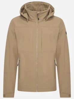 Human Nature Softshell Jassen|Zomerjassen<Dusino - Softshelljas heren Licht Bruin