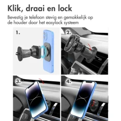 Accezz Telefoon & Tablethouders<EasyLock Houder - iPhone 15 Pro