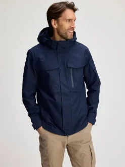 Human Nature Waterdichte Jassen|Zomerjassen<Ebelt - Jas heren Navy