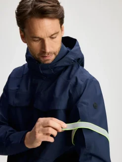 Human Nature Waterdichte Jassen|Zomerjassen<Ebelt - Jas heren Navy