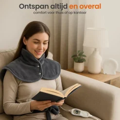 Goliving Warmtedekens>Elektrische Deken Voor Rug en Nek - 90 x 60cm