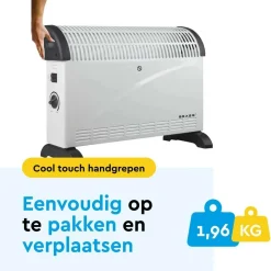 Brasq Kachels<Elektrische Convectorkachel - 2000 watt