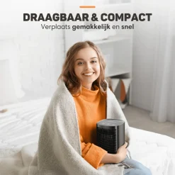 Vulpes Goods Kachels<Elektrische Kachel Zwart- 950W - Ventilatorkachel