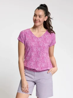 Human Nature T-Shirts<Elne - T-shirt dames Fuchsia