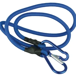 Dresco Bagagedrageraccessoires<Enkele blauwe bagagebinder 100cm met haken