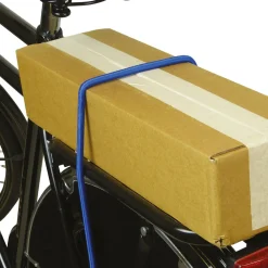 Dresco Bagagedrageraccessoires<Enkele blauwe bagagebinder 100cm met haken