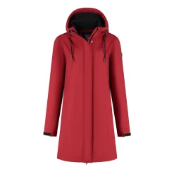 Travelin' Softshell Jassen|Winterjassen<Erika Dames - Softshell Jas - Waterdicht Rood