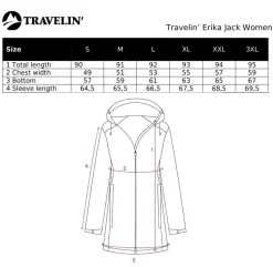 Travelin' Softshell Jassen|Winterjassen<Erika Dames - Softshell Jas - Waterdicht Rood