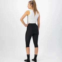 Rogelli Fietsbroeken|Fietsbroeken<Essential Fietsshort 3/4 Dames Zwart