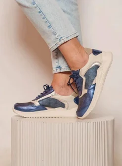Wolky Casual Schoenen<e-Way S2F - vrijetijdsschoen dames Blauw