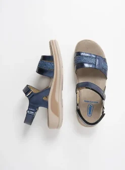 Wolky Sandalen & Slippers|Wandelsandalen<Fantom - Sandalen dames Staalblauw