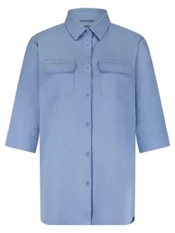 Human Nature Blouses<Farini - Blouse dames Lichtblauw