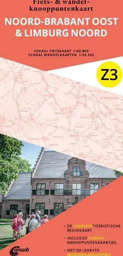ANWB Fietskaarten|Fietskaarten>Fiets en wandelknooppuntenkaart Z3 Noord-Brabant oost