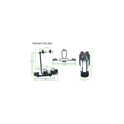 Pro-user Fietsendragers<fietsendrager Diamant FG2 plus
