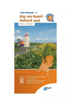 ANWB Fietskaarten|Fietskaarten>Fietskaart 11 - Kop van Noord-Holland Oost