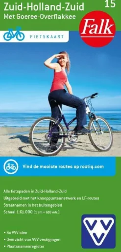 Falk Fietskaarten|Fietskaarten<fietskaart 12. Zuid-Holland Zuid