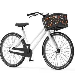 The Basky Company Fietsmanden & -Kratten<Fietsmand Basky Animal Meets Camouflage