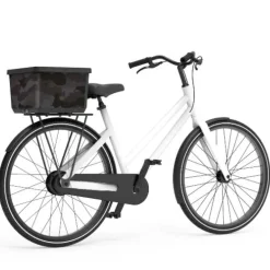 The Basky Company Fietsmanden & -Kratten<Fietsmand Basky Camo Black
