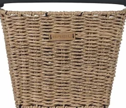 Basil Fietsmanden & -Kratten<Fietsmand Bremen Rattan Look met KF Bruin