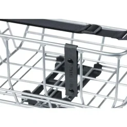 Basil Fietsmanden & -Kratten<Fietsmand Portland Rear Mik 25 Liter Zilver