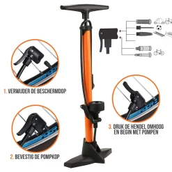 Strex Fietspompen<Fietspomp 12 Bar - Drukmeter