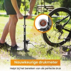 R2B Fietspompen<Fietspomp met Drukmeter - Vloerpomp