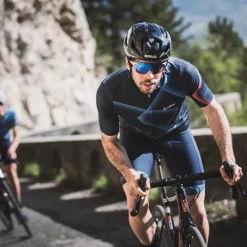 Löffler Fietsshirts<Fietsshirt Penta Vent heren Blauw