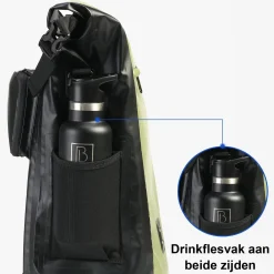 Brisby Fietstassen>Fietstas set 40-52 liter Waterdicht