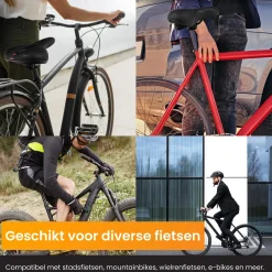 R2B Fietszadels>Fietszadel met Waterdichte Zadelhoes